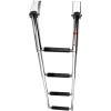 Amarine Made Boat Ladder 4 Step Stainless Steel Telescoping Ladder