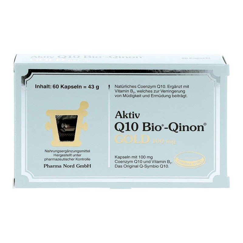 Q10 Gold Organic Qinon 100 mg Capsules Pack of 60)