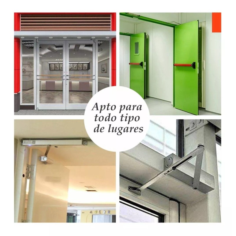 Asins Cierra Puertas Automático Tiene Una Función Ignífuga