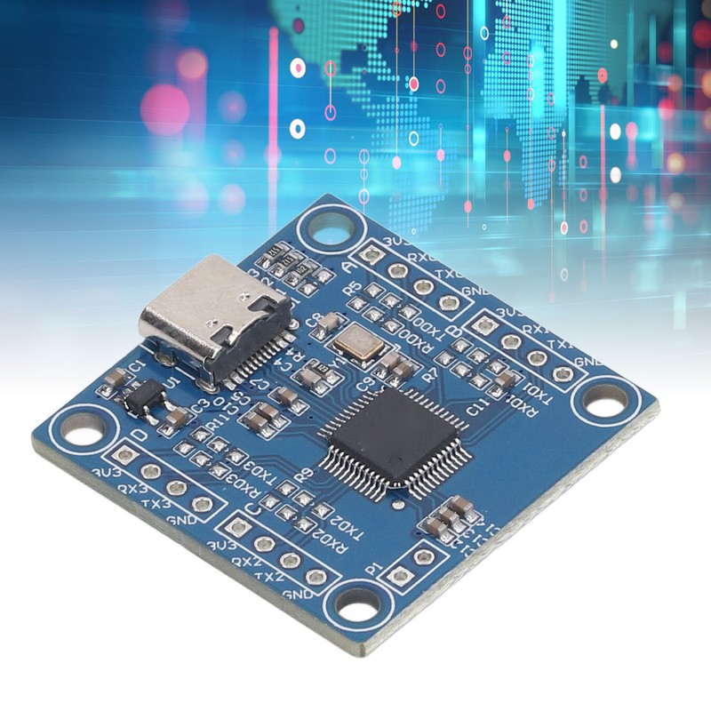 USB to 4 Way TTL Module CH9344 12Mbps Baud Rate