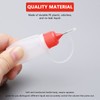 Pxyelec 10pcs×Squeezable Empty Liquid Dropper Filling Bottles Needle Tip &