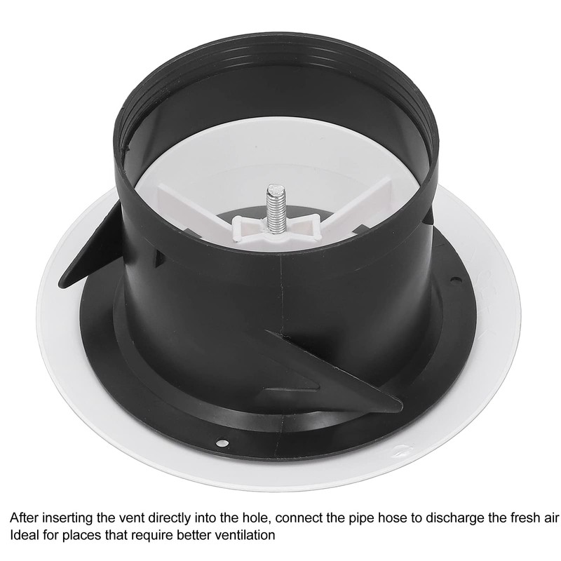 QANYEGN Soffit Vent, Adjustable Air Vent, ABS Wall Round Soffit