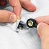 ホーザン(HOZAN) アース線 ワニグチクリップ付属 コード実効長:1.6m ホック径:7mmφ F-24