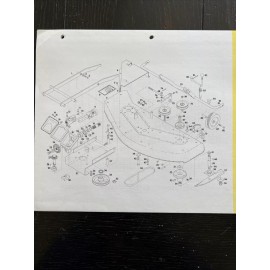Gravely  Gravely illustrated parts list 40” rotary mower model 15568E1 form 14910P1