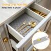 Shinlendid Shelf and Drawer Liner for Kitchen Cabinets Non-Adhesive, Strong