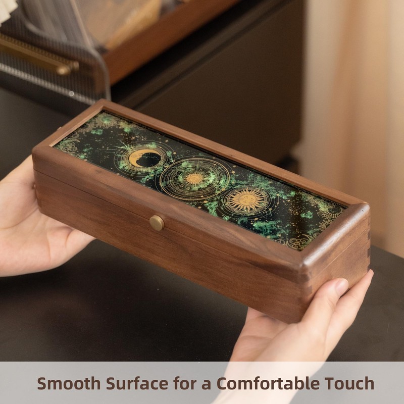 Solid Wood Jewelry Organizer Box,Decorative Box,Small Wooden Box
