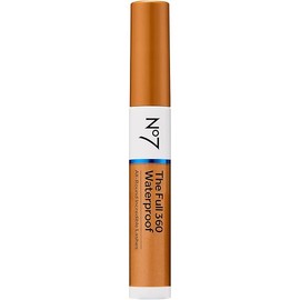 No7 The Full 360 Waterproof - Brown/Black - Sweat-Proof, Rain-Proof, Tear-Proof Mascara - Adds Volume, Length & Curl for Up to 12 Hours (7ml)