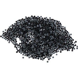 YYlingx 2880 PCS Hotfix Rhinestones Flatback Glass Rhinestones SS10-3mm Black Crystal Rhinestones for DIY