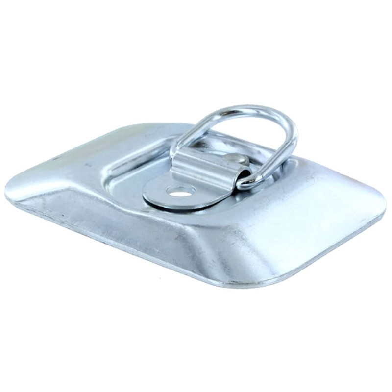 US Cargo Control Surface Mount Zinc Plated Rope Ring Tie