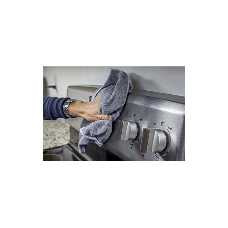 Therapy Clean Microfiber Cloths - 16" x 16" (Stainless Steel)