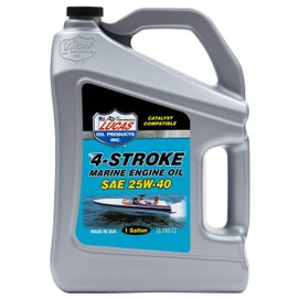 Lucas Oil SAE 25W-40 Stern Drive Inboard Marine Oil FC-W, 5 Quart (Pack of 1)