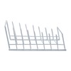 Organize It All Vinyl Coated Kitchen Wire Lid Plate Rack,