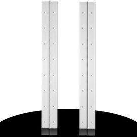 AODESTINY 2Pcs Wide Piano Hinge 18" x 2-1/2", 0.06" Thickness Stainless Steel Continuous & Piano Hinges for Wood Furniture Mailbox Tool Storage Boxes Cabinets Door Hinges