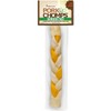 Pork Chomps Roasted Pork Skin Dog Chew, 8-inch Braid, Peanut