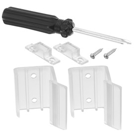 STOBAZA Replacement Rv Drawer Latch 4 Pack Sliding Door Latches Screws Fit for Rv Trailer Plastic Simple Installation