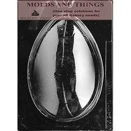 2 LB. Easter Egg Chocolate candy mold With Copywrited Candy Making Instruction