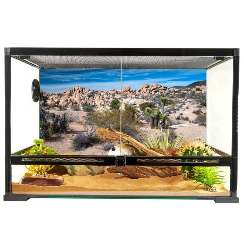 MIRRORANG 120 x 61 cm Desert Dune Reptile Terrarium Aquarium