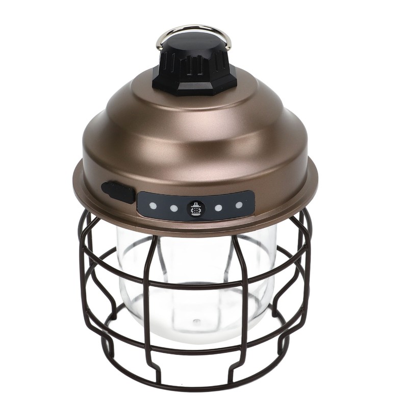 LED Camping Lantern Retro Style Portable Outdoor Rechargeable Camping Lights