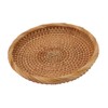 Rattan Fruit Tray Hand Woven Elegant Traditional Natural Rattan Serving
