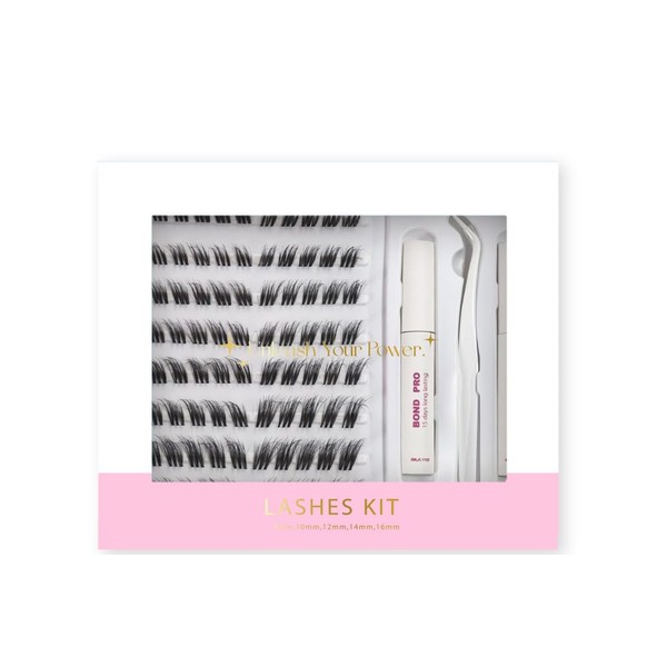 Individual Lashes D Curl 6 - Style 48 Clusters DIY