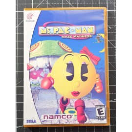 SEGA Dreamcast Ms. Pac-Man Custom Case With Insert - NO Game or Manual