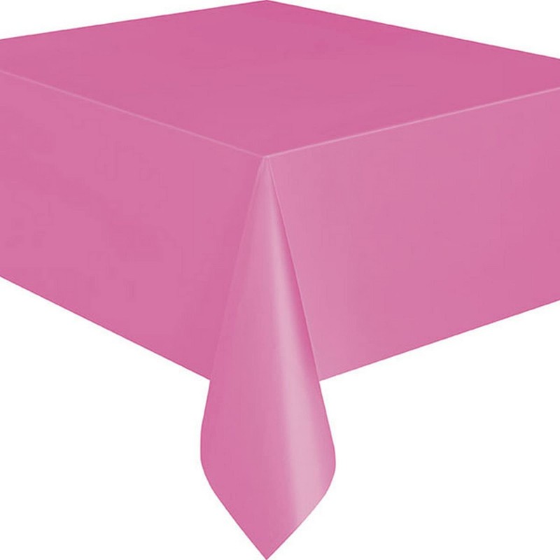 Unique UK Plastic Rectangular Short Fold Table Cover - 54”