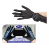 Magic Hands Guantes De Nitrilo 100 Pz Negro No Tóxico