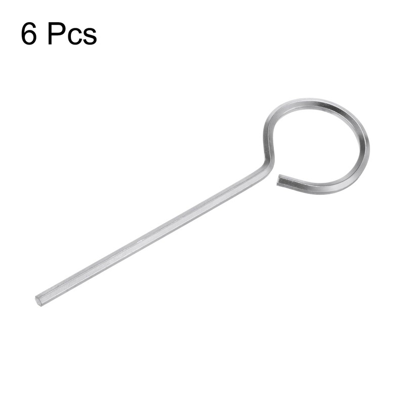 HARFINGTON 6pcs Dogging Hex Key Wrench 5/64" SAE Metal Dog