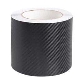 【Dr.nao】 Car Carbon Sheet Sticker Lip Mat Car Accessory Seal Bike Car Gap Tape Cutting Sheet Box Black Step Film 10m × 10cm