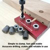 Wood Doweling Jig Drill Guide 3 in 1 Locator Hole