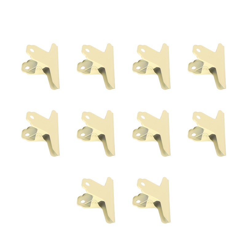 10pcs Metal Binder Clip Multipurpose Strong Grip Large Paper Binder