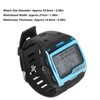 Digital Sports Watch Large Dial Night Light Waterproof Dual Time