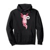 Axolotl Nö Salamander Children's Girls Boys Women Pullover Hoodie, black