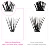 Eyelashes, Individual, Cluster for Eyelash Extension, 40D, 0.07, D-curl, 12-18mm,