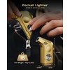 2-Pack Torch Lighters, Torch Lighter with Powerful Jet Flame, Holder,
