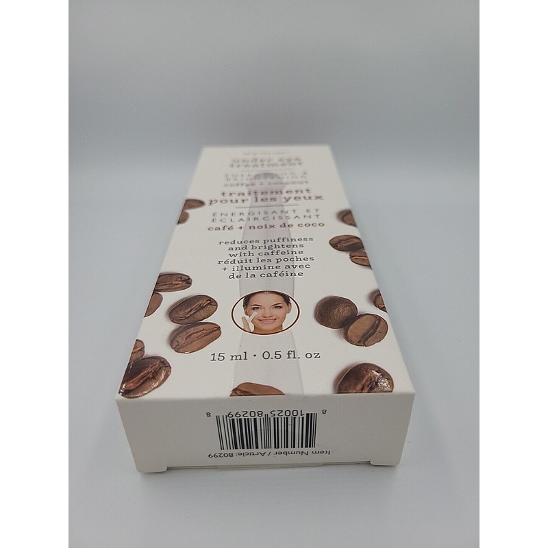 Skip the Spa Hydrating Under Eye Treatment Energizing Brightening Coffee+Coconut