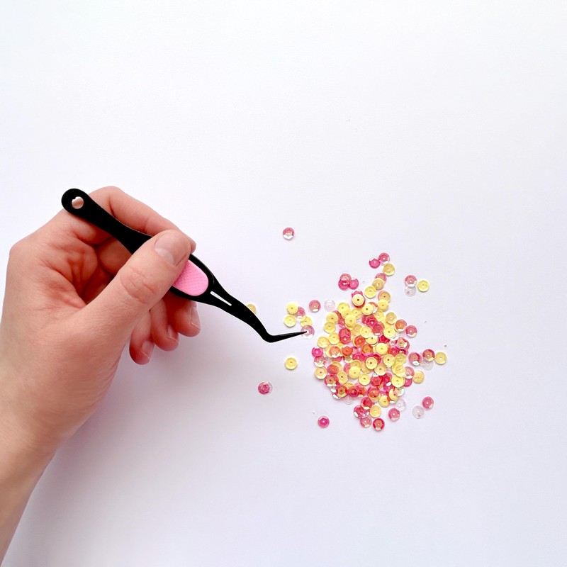 Uniquely Creative Craft Tweezers for DIY, Scrapbooking and Crafts -