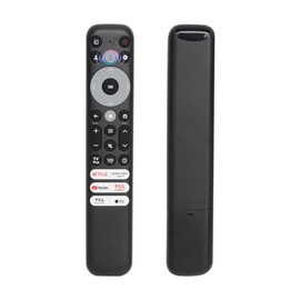 (Pack of 2) RC813 Remote Control, Used for TCL Google TV Remote Control, Comes with 6 Shortcut Keys. Compatible with TCL 4k QLED/UHD/QD-Mini Series Smart TVS (no Voice)