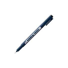 edding 1880 profipen - black - 1 pen - line width 0.2 mm - fineliner pen for precise writing, sketching and technical drawing - fine, metal-encased nib - suitable for use with rulers and stencils