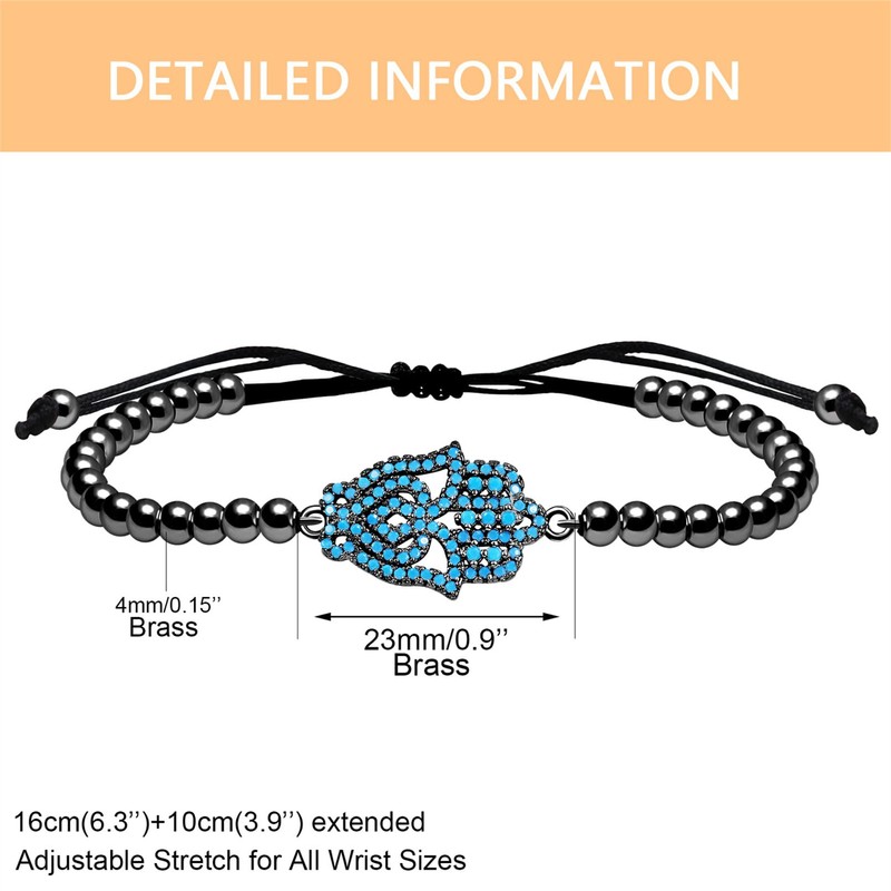 Zircobic Hamsa Hand of Fatima Jewelry | Symbol for Friendship