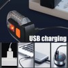 Bike Tail Light with Turn Signals USB Rechargeable Wireless Remote