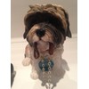 Sitting Shih Tzu Ornament Figure Figurine Model Gift Brown/White Leonardo