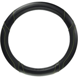 Bonform 6793-01BK Steering Wheel Cover, Premium Touch, Antibacterial, Deodorization, S Size, 14.4-14.9 inches (36.5-37.9 cm), Black