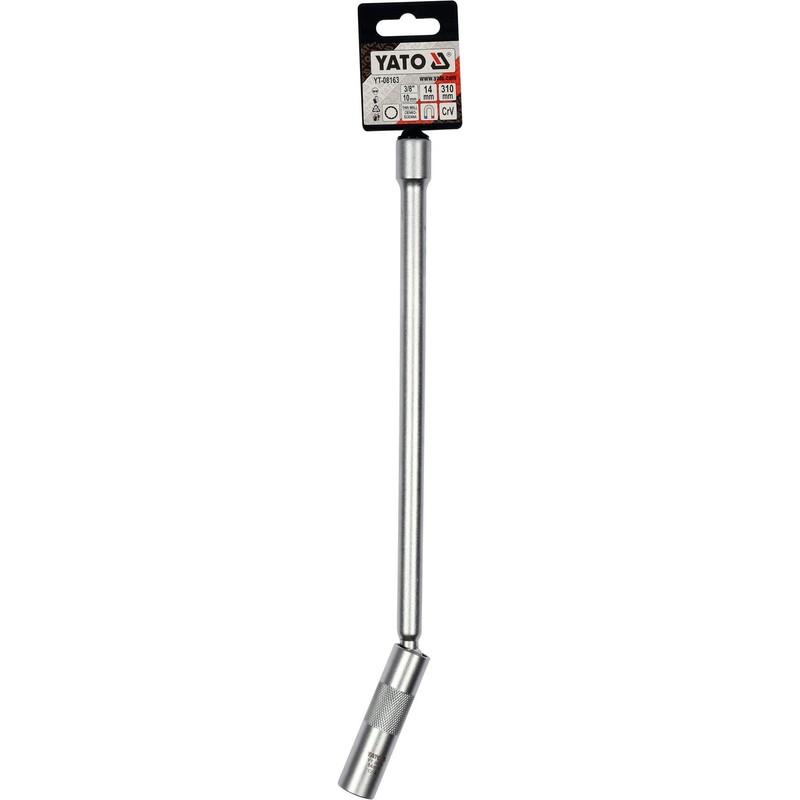 YATO Professional XXL spark plug wrench extension with joint, 14