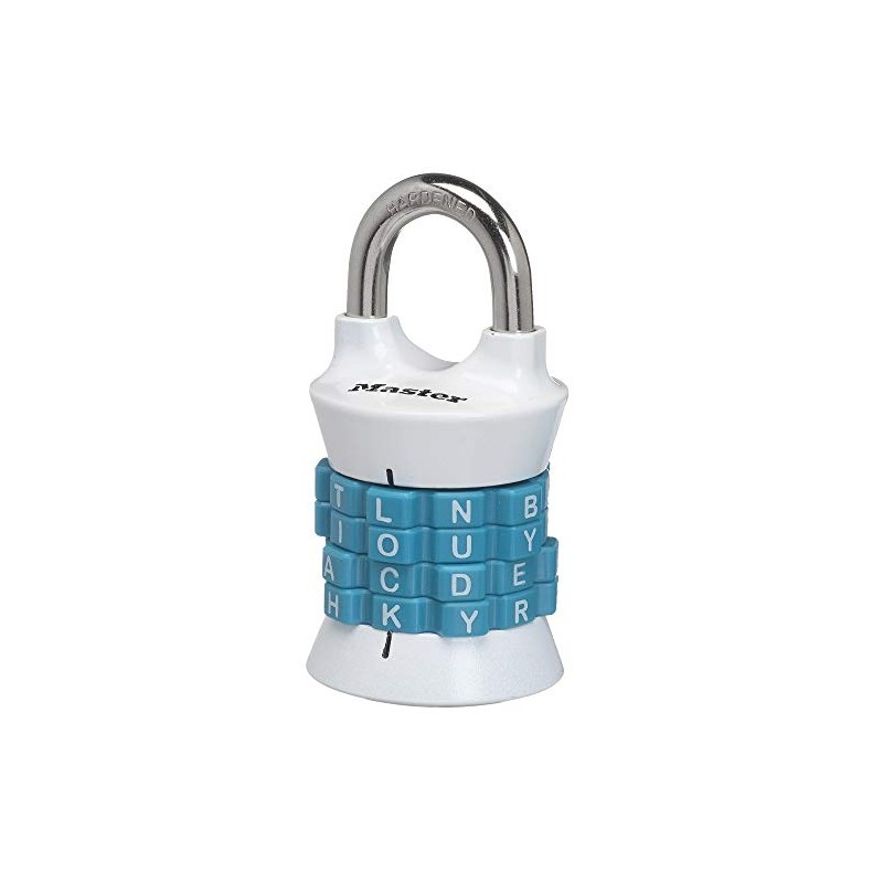 Master Lock 1535DWD Candado de Combinación con Letras para Recordar