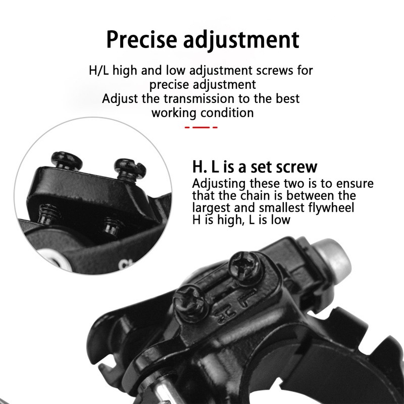 WAKE Mountain Bike Bicycle Front Derailleur Shifter Aluminium Alloy Bike