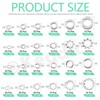 Keadic 400Pcs Split Lock Washer & External & Internal Star