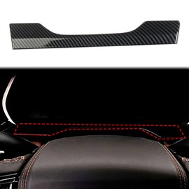 Cubierta interior de fibra de carbono para salpicadero para Jeep Grand Cherokee L 2021-2024 para Grand Cherokee 2022-2024