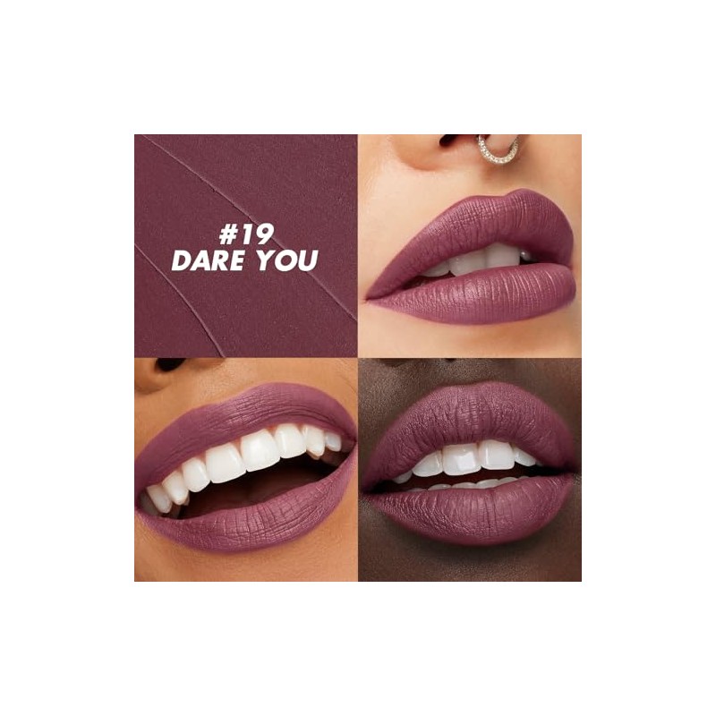 FOCALLURE- Lápiz labial mate ultra chic, lápiz labial rico en