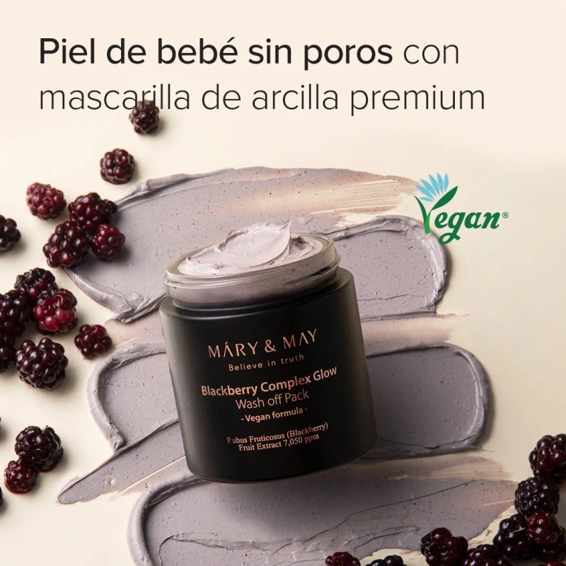 🔥 Mary & may blackberry complex glow gel facial 125g